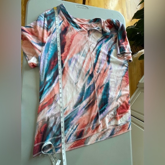 Westbound women's size 3X pull over top career casual paint brush v neck - Picture 8 of 13